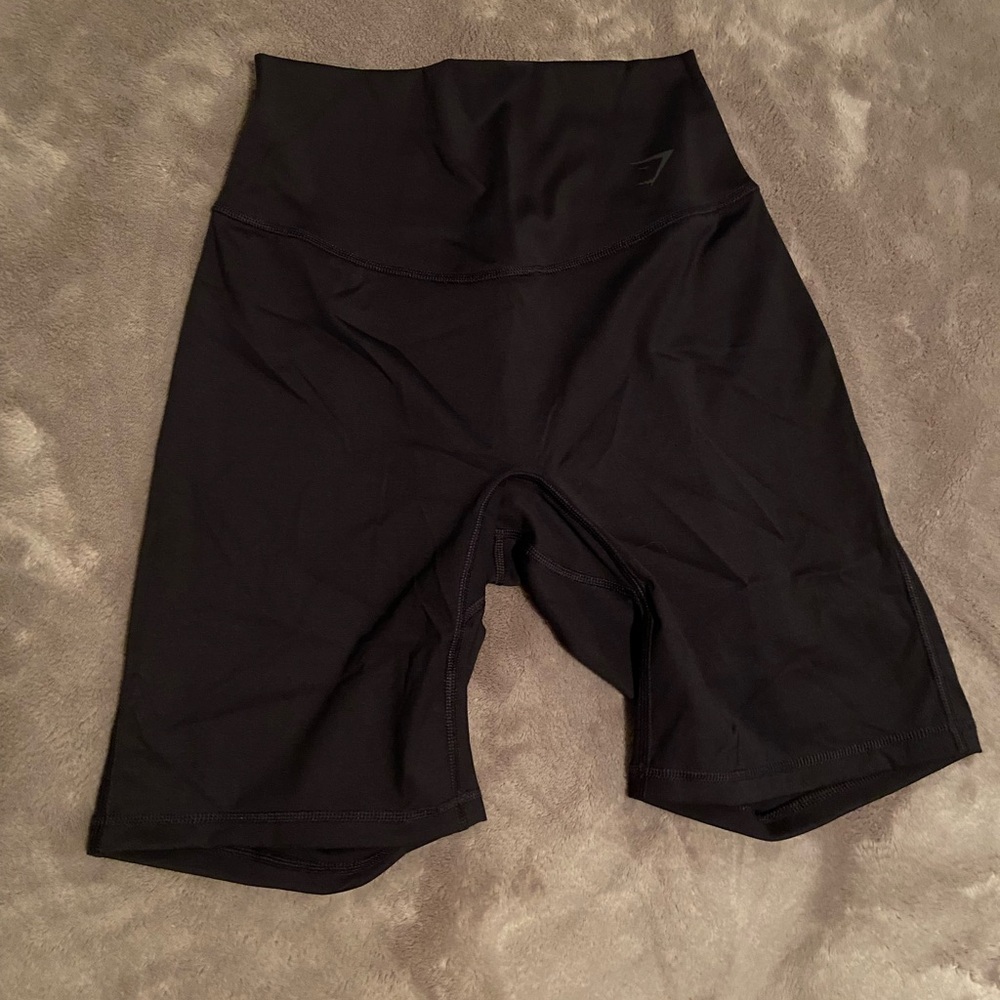 Gymshark Black Women's High-Waisted Shorts
